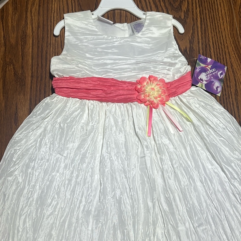 BNWT Size 5 white dress